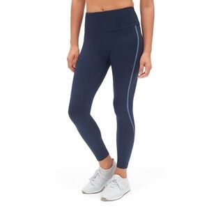 Gap Fit blackout leggings with reflective stripe